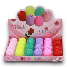 Бальзам-помада для губ "Magic" "троянда" 24шт.уп. LS824