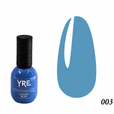 Гель-лак YRE 15мол Luxury Blue №003