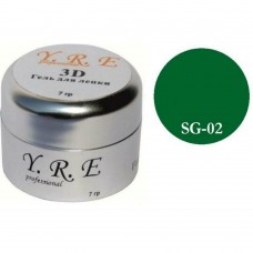 Г04020 Гель для ліплення 3D YRE зелений