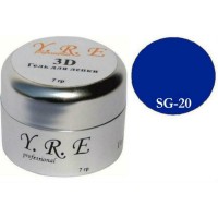 Г04020 Гель для ліплення 3D YRE блакитний