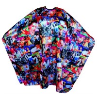 П18013 Пеньюар для стрижки атласний (3 кольори) 120*110см. PNU-02