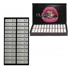 Набір 24в1 HUDA BEAUTY (помада матова) H98089-G
